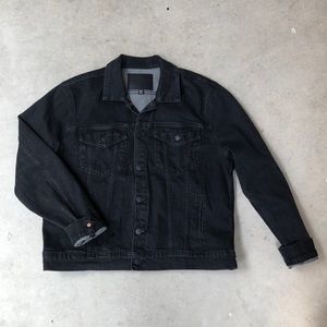 Lucky Brand Faded Black Denim Jacket